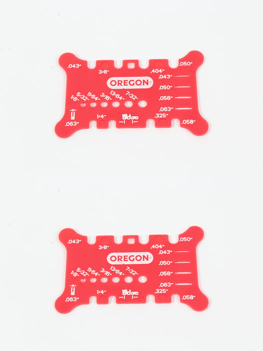 2 Pack Oregon 556418 Chainsaw Guide Bar and Chain Measuring Tool