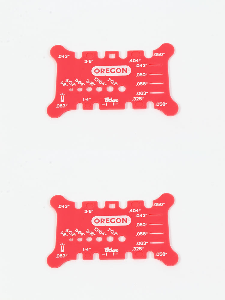 2 Pack Oregon 556418 Chainsaw Guide Bar and Chain Measuring Tool