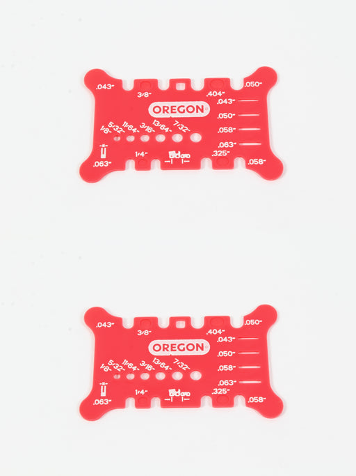 2 Pack Oregon 556418 Chainsaw Guide Bar and Chain Measuring Tool