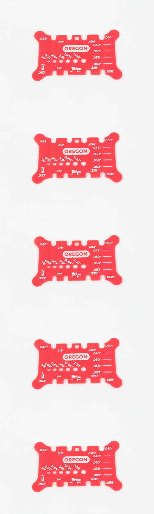 5 Pack Oregon 556418 Chainsaw Guide Bar and Chain Measuring Tool