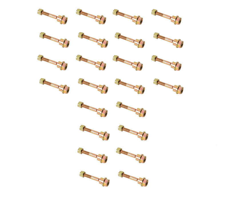 24 PK Shear Pin & Nut For Husqvarna 580790401 2008 and Newer 2-Stage Snowblowers