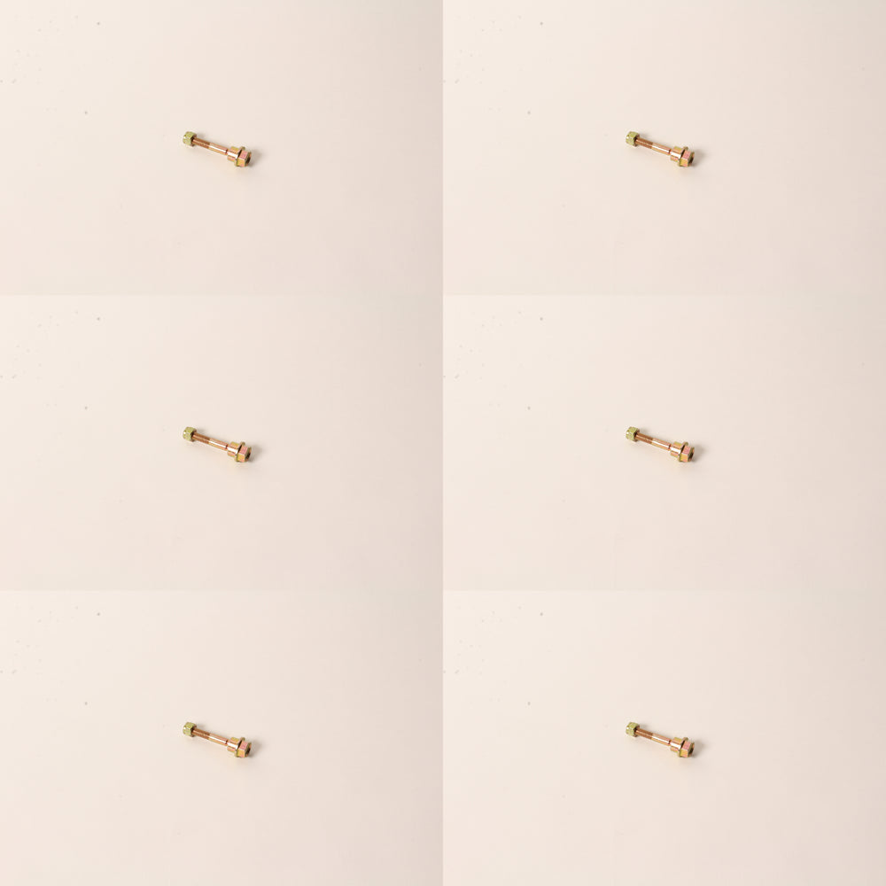 6 PK Shear Pin & Nut Fits Husqvarna 580790401 2008 and Newer 2-Stage Snowblowers