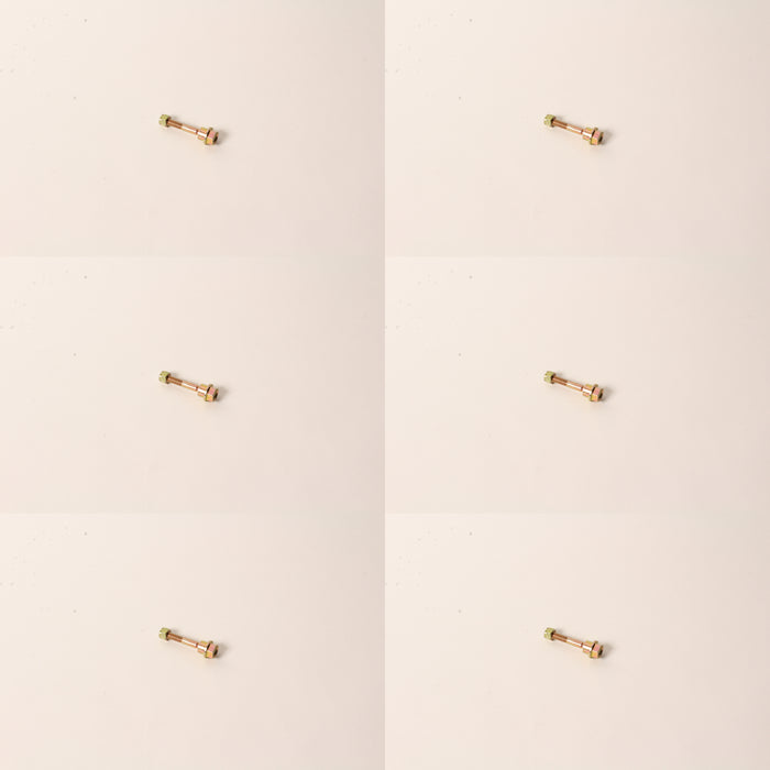 6 PK Shear Pin & Nut Fits Husqvarna 580790401 2008 and Newer 2-Stage Snowblowers