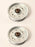 2 PK Flat Idler Pulley For Exmark 1-403009 Scag 48068 Snapper 7076500YP 7076688