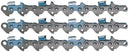 3 Pack Oregon 579776 Guide Bar and Chain Combo 18"