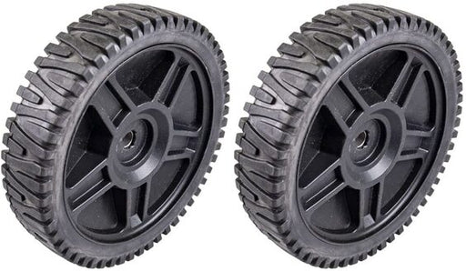 2 PK Husqvarna 581009201 5 Spoke Black 8 x 1.75 Wheel For 581009205 Craftsman