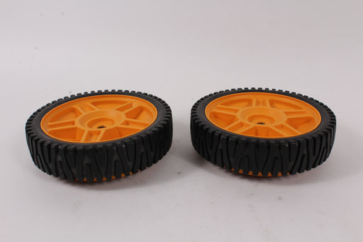 2 Pack Husqvarna 581009205 Yellow Wheel Fits Craftsman Ryobi Poulan Weed Eater