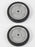 2 Pack OEM Husqvarna 581023602 7" x 1.5" Diamond Tread Wheel 3SPK Fits Craftsman