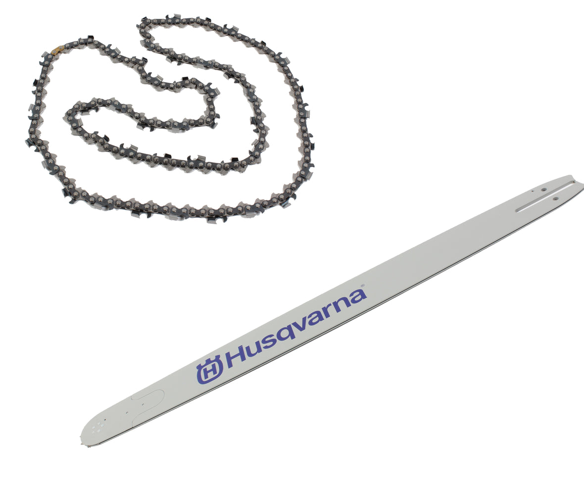Husqvarna 581626993 & 596007593 28" 3/8" .058" 93DL Chain & Chainsaw Bar OEM