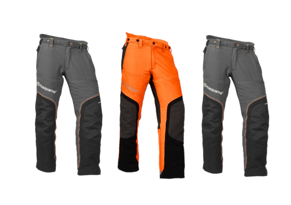 Husqvarna Collection LARGE Classic Tecnhincal Arbor Protective Pants Hi-Viz