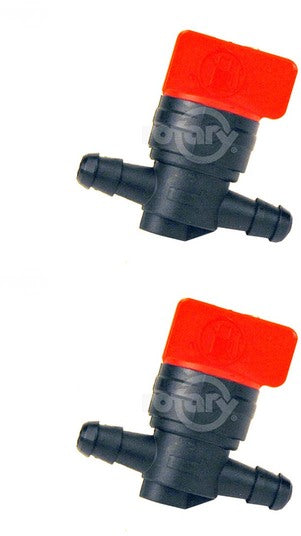 2 PK In-Line 1/4" Cut-Off Valves For B&S 698183 JD AM36141 Snapper 7034212YP