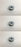 3 Pack Genuine Husqvarna 586668901 1/4" Crownlock Hex Nut ST224 ST227P ST230P