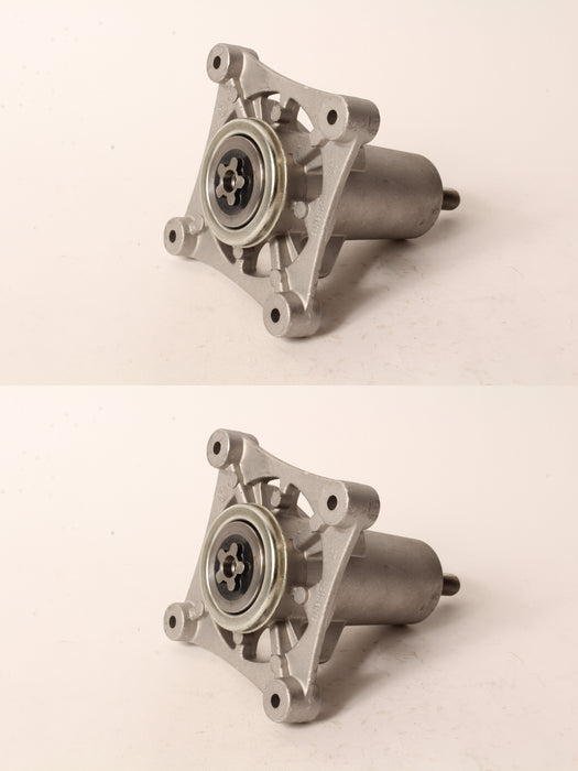 2 Pack Genuine Husqvarna 587126105 Spindle Non-Greaseable Fits Craftsman Poulan