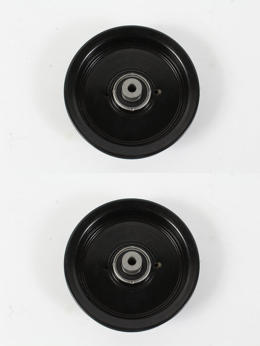 2 Pack Genuine Husqvarna 588071304 Flat Deck Idler Pulley Fits W436