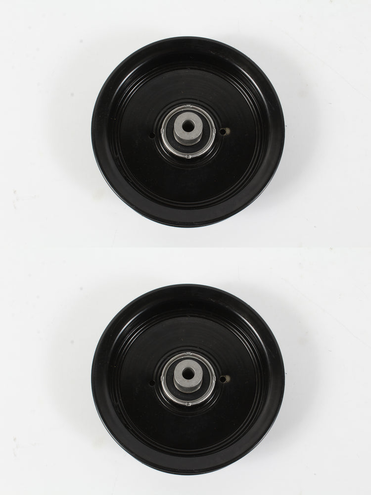2 Pack Genuine Husqvarna 588071304 Flat Deck Idler Pulley Fits W436