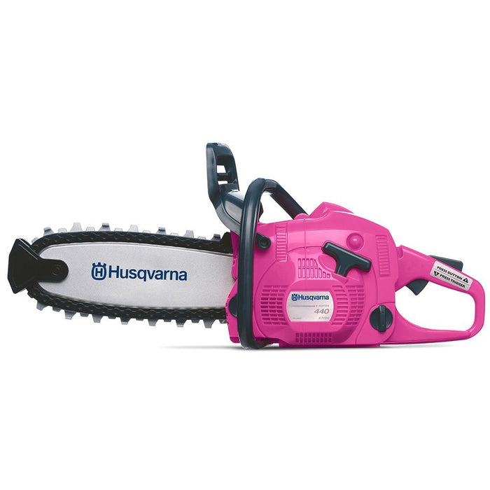 Genuine Husqvarna 588883201 Limited Edition Battery Operated Pink Toy Chainsaw