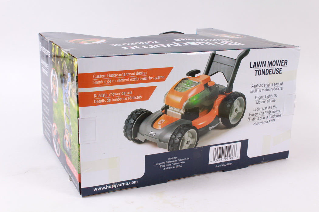 Genuine Husqvarna 589289601 Kid's Toy Walk Lawn Mower Ages 2-5