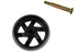 Genuine Husqvarna 589527301 & 596434404 Deck Gauge Wheel & Bolt Kit OEM