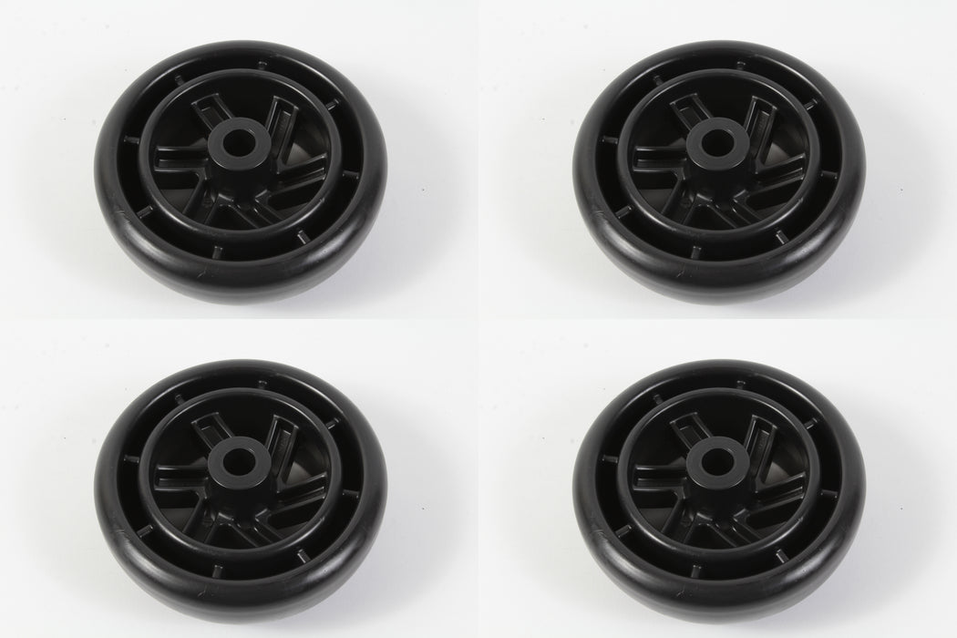 4 Pack Genuine Husqvarna 589527401 Narrow Mower Deck Gauge Wheel Fits 532188606