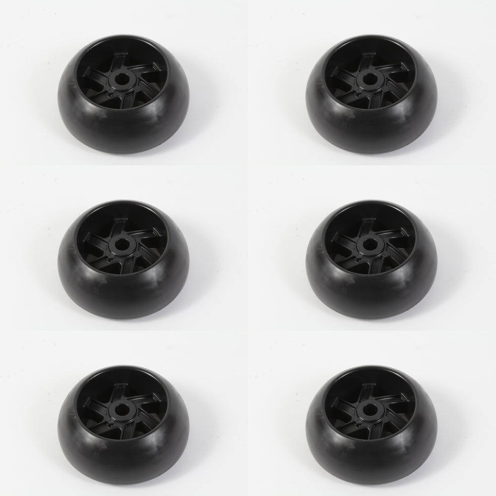 6 Pack Genuine Husqvarna 589527401 Narrow Mower Deck Gauge Wheel Fits 532188606