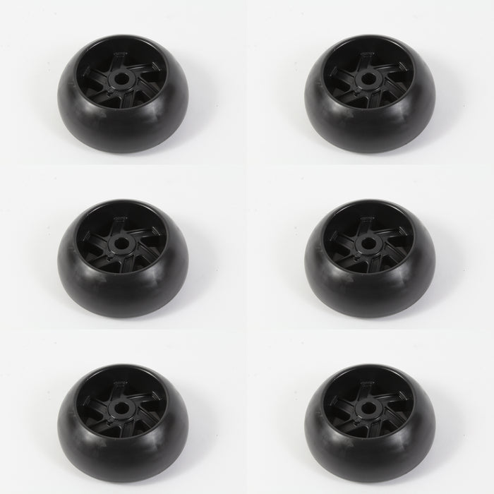 6 Pack Genuine Husqvarna 589527401 Narrow Mower Deck Gauge Wheel Fits 532188606