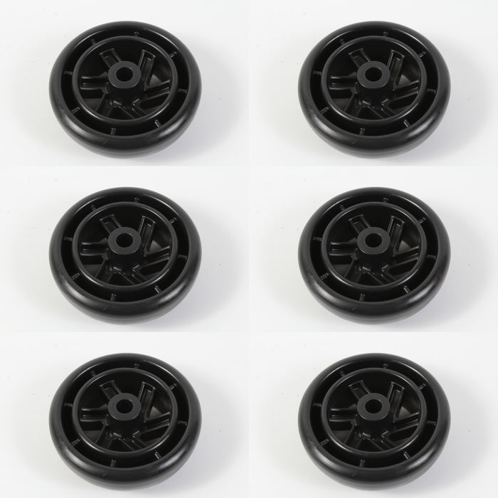 6 Pack Genuine Husqvarna 589527401 Narrow Mower Deck Gauge Wheel Fits 532188606