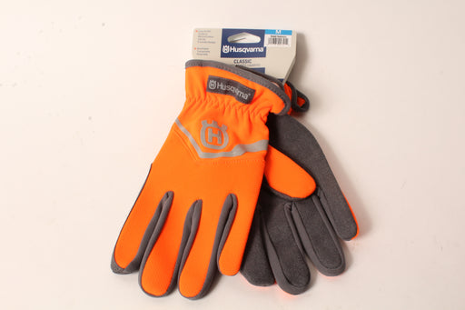 Husqvarna 589752001 Medium Classic Work Gloves High-Viz Lightweight