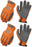 2 Pack Husqvarna 589752002 Large Classic Work Gloves High-Viz Lightweight