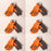 6 Pack Husqvarna 589752003 X-Large Classic Work Gloves High-Viz Lightweight