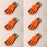 6 Pack Husqvarna 589752003 X-Large Classic Work Gloves High-Viz Lightweight