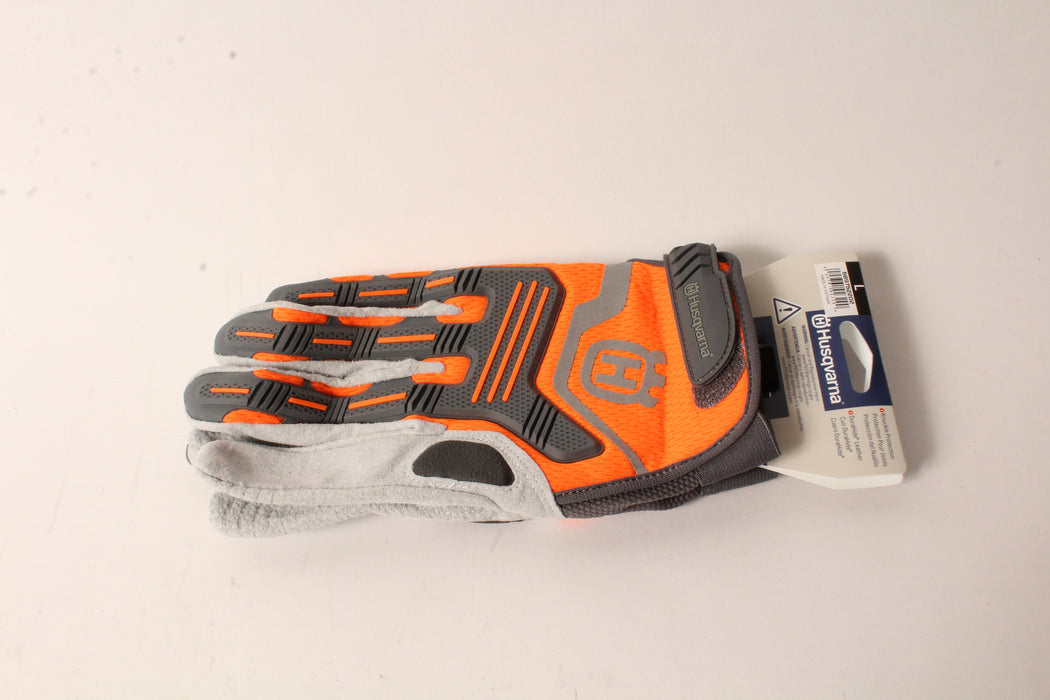 Husqvarna 589752202 Large Technical Work Gloves DuraHide D30 Padding High-Viz