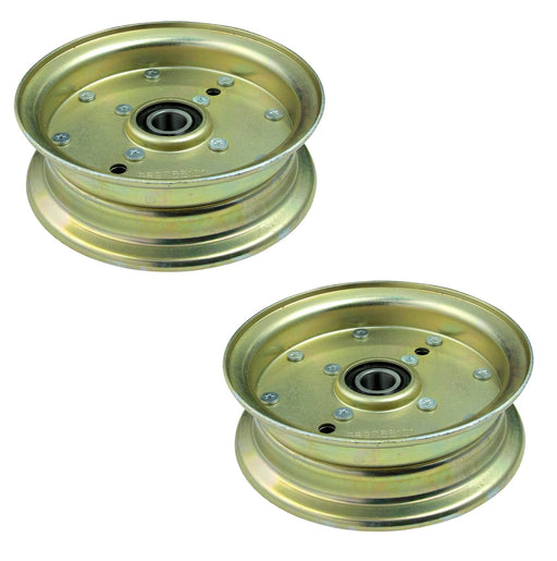 2 Pack Husqvarna 589766102 Idler Pulley For 589766101 539132728 Craftsman Poulan