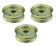 3 Pack Husqvarna 589766102 Idler Pulley For 589766101 539132728 Craftsman Poulan