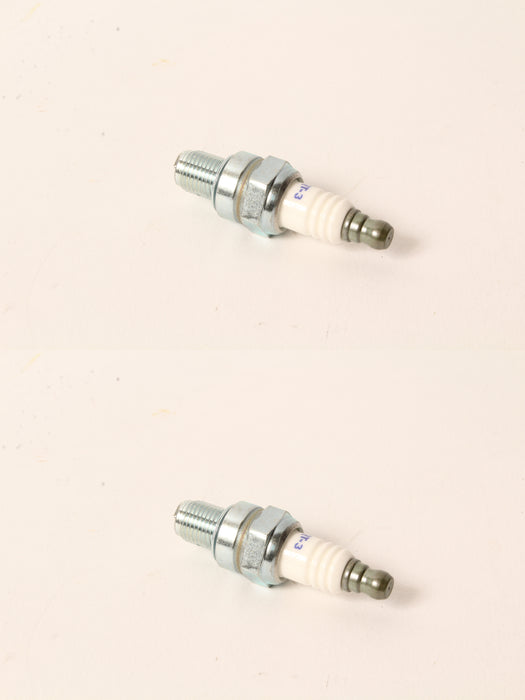 2 Pack Genuine Husqvarna 590843801 Resistor Spark Plug HQT-3 Fits RZ7C CMR6H