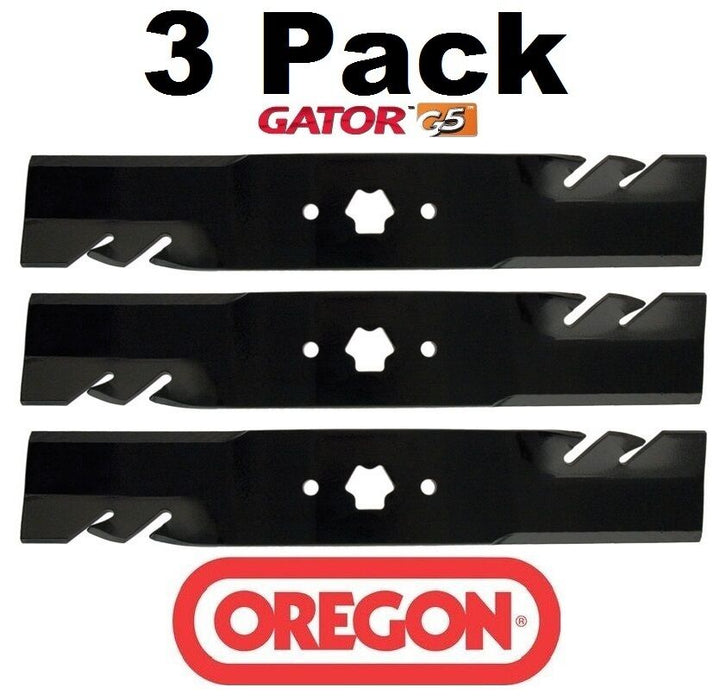 3 PK Oregon 591-938 G5 Gator Blade For Cub Cadet 942-04053C 742-04053B 742-04123