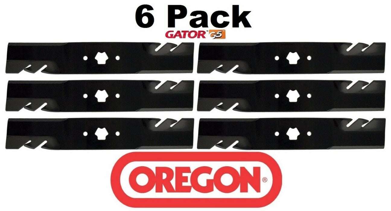 6 PK Oregon 591-938 G5 Gator Blade For Cub Cadet 942-04053C 742-04053B 742-04123