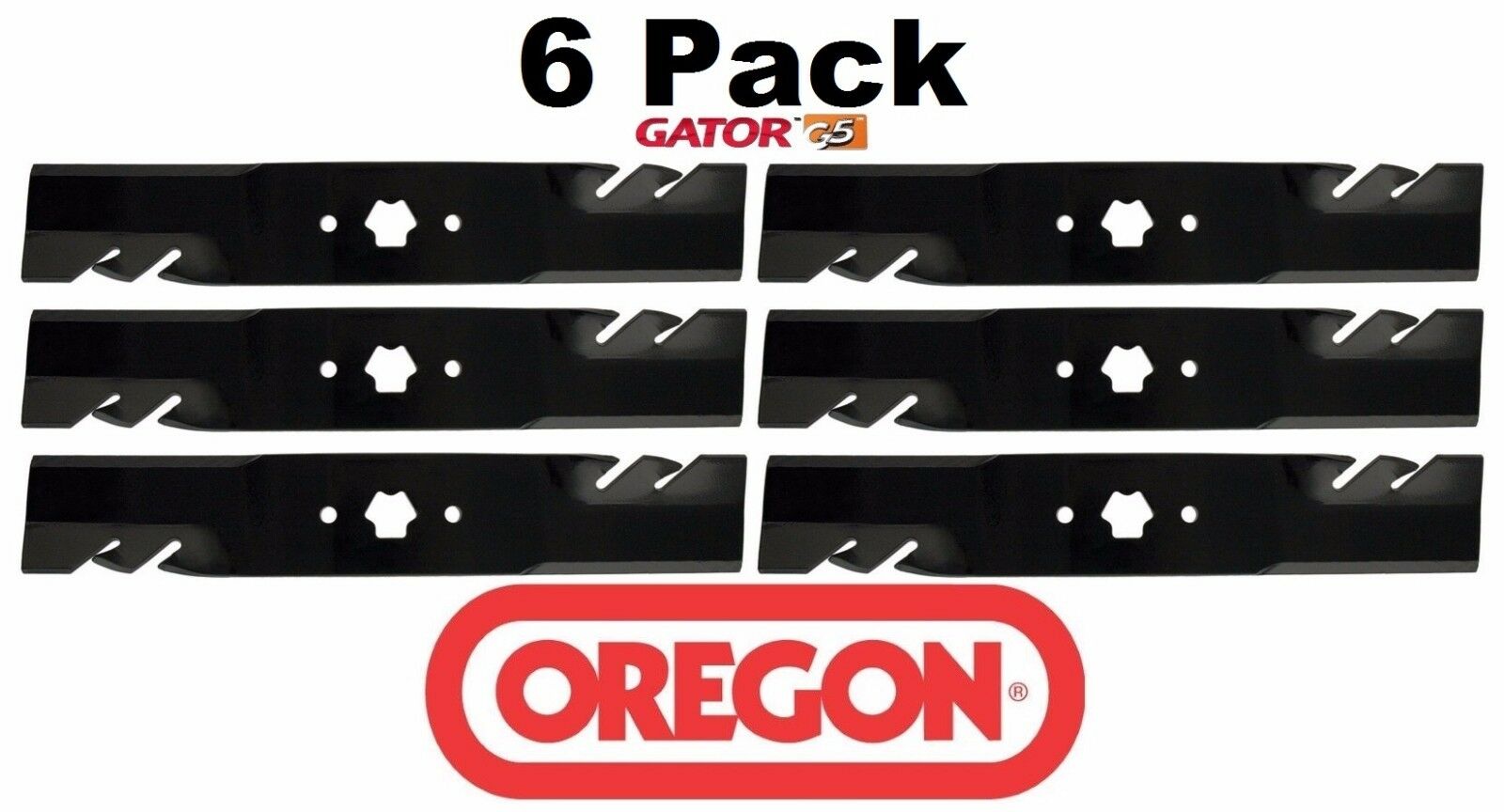 6 PK Oregon 591-938 G5 Gator Blade For Cub Cadet 942-04053C 742-04053B 742-04123