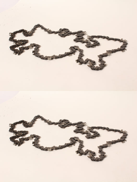 2 Pack Genuine Husqvarna 591132084 24" 3/8 .050 84 DL H47SX Saw Chain Loop