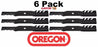 6 Pack Oregon 592-615 G5 Gator Mulcher Blade for John Deere GX22151 GY20850 42"