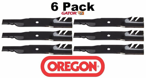 6 Pack Oregon 592-616 G5 Gator Blade Fits John Deere GX21784 GY20852 GX21786