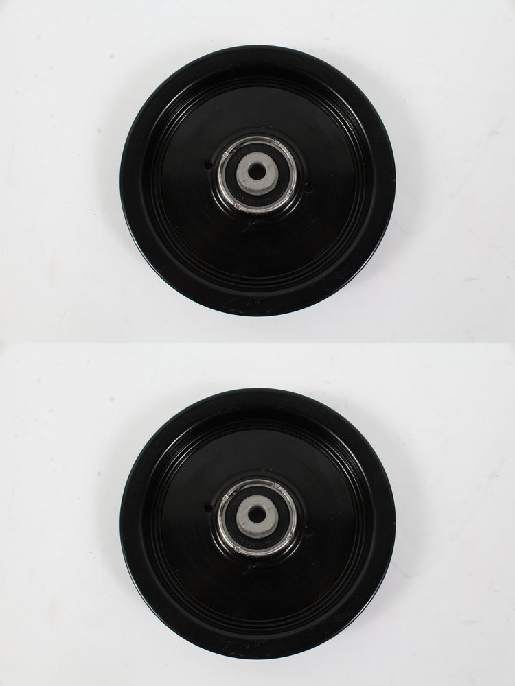 2 Pack Genuine Husqvarna 592774901 Flat Deck Idler Pulley Fits W548 W552 OEM