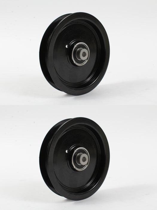2 Pack Genuine Husqvarna 592774901 Flat Deck Idler Pulley Fits W548 W552 OEM