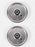 2 Pack OEM Husqvarna 592781801 Flat Idler Pulley w Bearing 4.50" x .375" W552