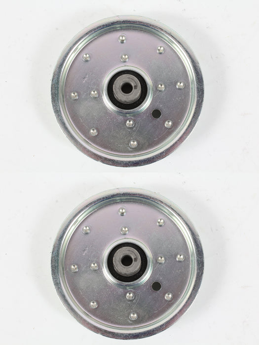 2 Pack OEM Husqvarna 592781801 Flat Idler Pulley w Bearing 4.50" x .375" W552