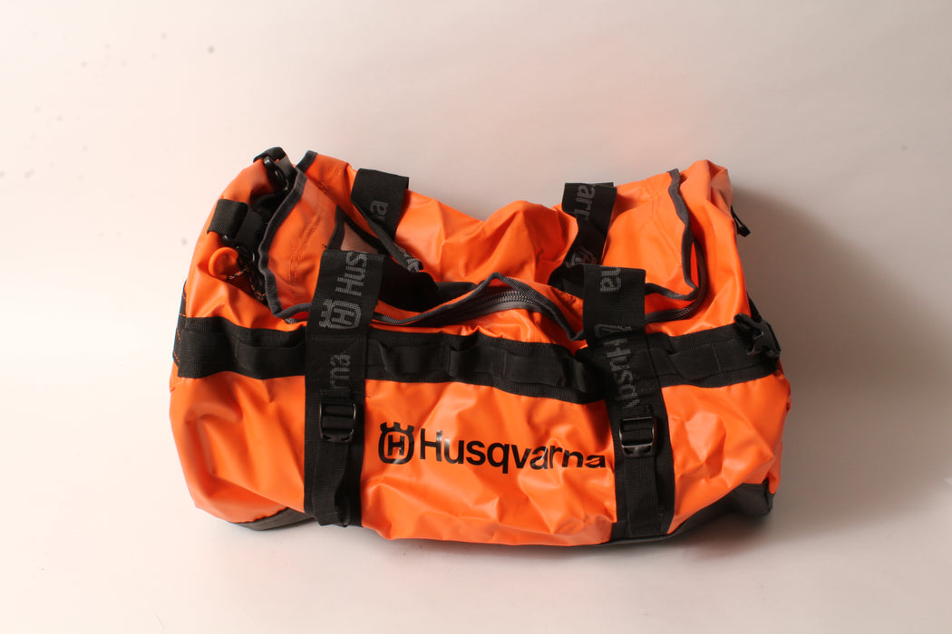 Husqvarna 593258302 Xplorer Duffel Bag 70L 18 Gal Orange Taupaline w Carry Bag