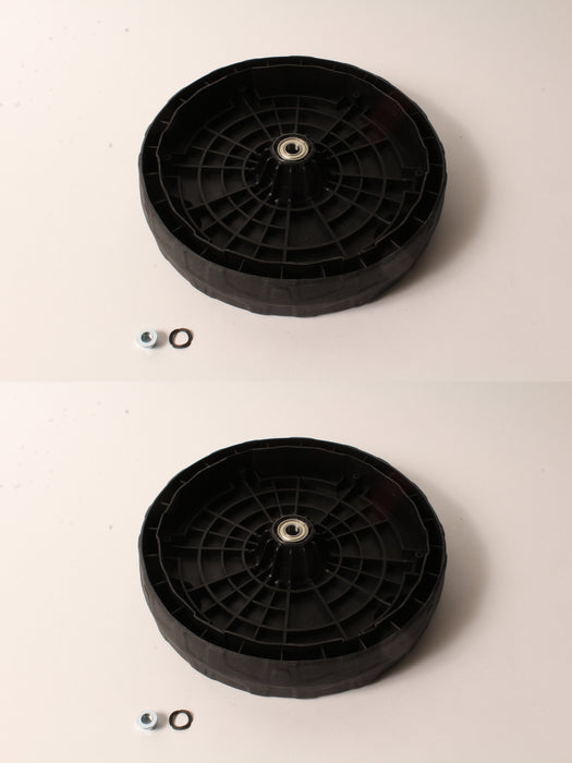2 Pack Genuine Husqvarna 593736501 Rear Wheel Fits LE121P OEM