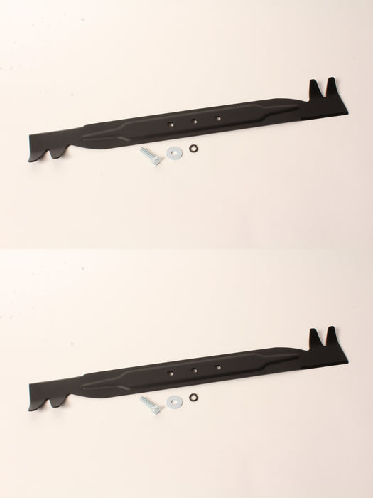 2 Pack Genuine Husqvarna 593738202 Mower Blade with Bolt & Washer Fits LE121P