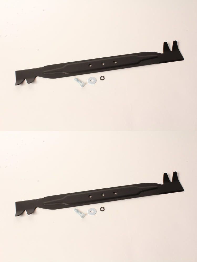 2 Pack Genuine Husqvarna 593738202 Mower Blade with Bolt & Washer Fits LE121P