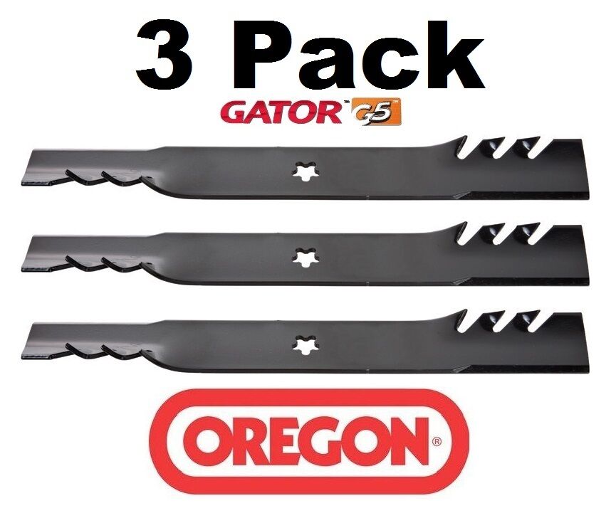 3 Pack Oregon 595-605 G5 Gator Blade for AYP 112053 187254 187255 187256 54"