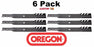 6 Pack Oregon 595-609 G5 Gator Blade for AYP 137380 137380MS 532137380 50"